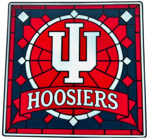 Indiana Hoosiers 3D Printed Lightbox